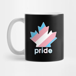 Transgender Pride Maple Leaf Mug